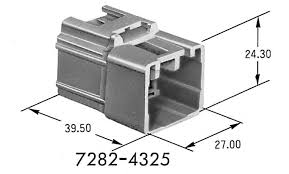 Housing 7282-4325, 12 Pos, 2.3II(090II) Series
