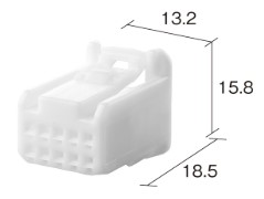 Housing 4A1230-0001 / 90980-12361, 10 Pos